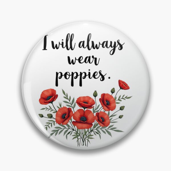 Item preview, Red poppy remembrance bouquet  designed and sold by Valiante.
