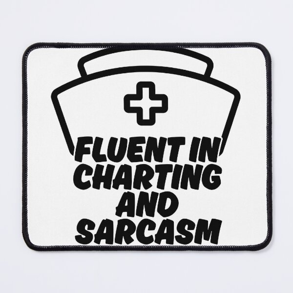 Item preview, Nurse Sarcasm , Medical pun sticker designed and sold by CraftsbyMiLo (Medical).