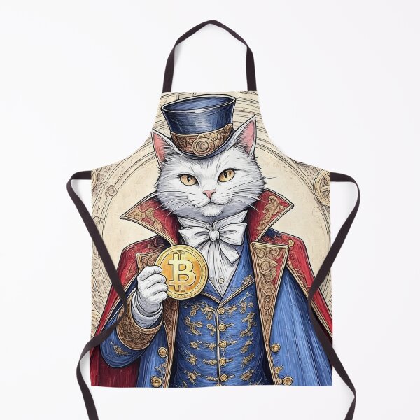 Item preview, Mystical Bitcoin Puss Enchanter designed and sold by PokusDiplodokus.