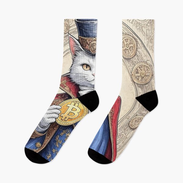 Item preview, Mystical Bitcoin Puss Enchanter designed and sold by PokusDiplodokus.
