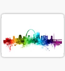 St Louis Missouri Skyline Sticker