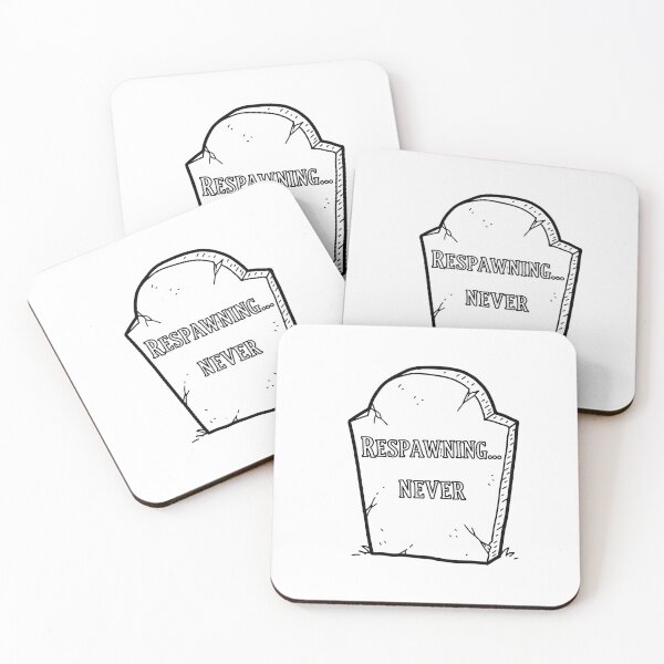 Item preview, Respawning... Never Gravestone designed and sold by Owcomm.