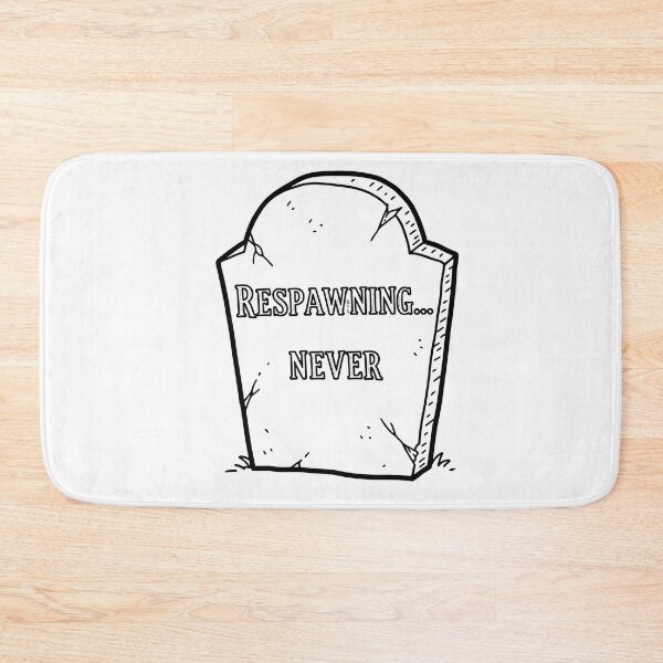 Item preview, Respawning... Never Gravestone designed and sold by Owcomm.