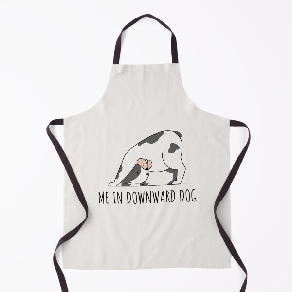 Item preview, Me in Downward Dog – Funny Yoga Dog Illustration designed and sold by loomzen.