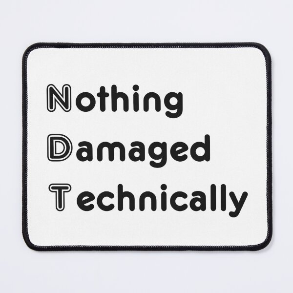 Item preview, Funny NDT Engineering Acronym Pun designed and sold by ThePungineer.