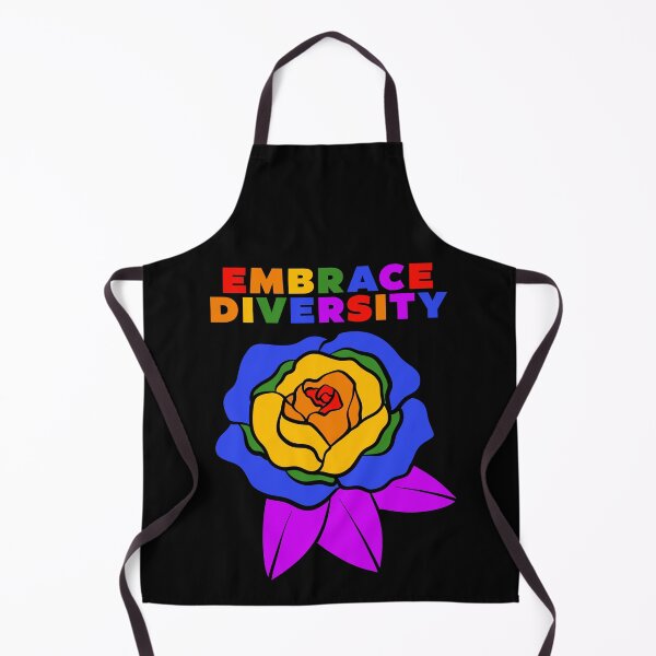 Item preview, Embrace Diversity Rainbow Flower Art designed and sold by Darderdoor.