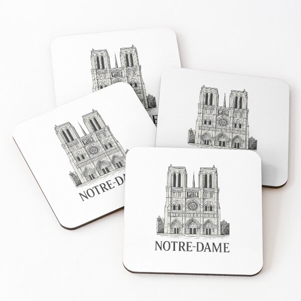 Item preview, NOTRE-DAME (Intricate Linework) designed and sold by TheWonkyEaselCo.