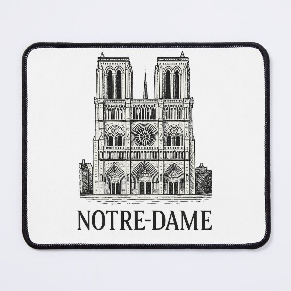 Item preview, NOTRE-DAME (Intricate Linework) designed and sold by TheWonkyEaselCo.