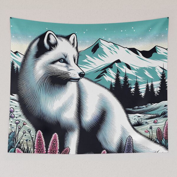 Item preview, Arctic Fox Art #11 | Fox Lovers designed and sold by ksgraphics222.