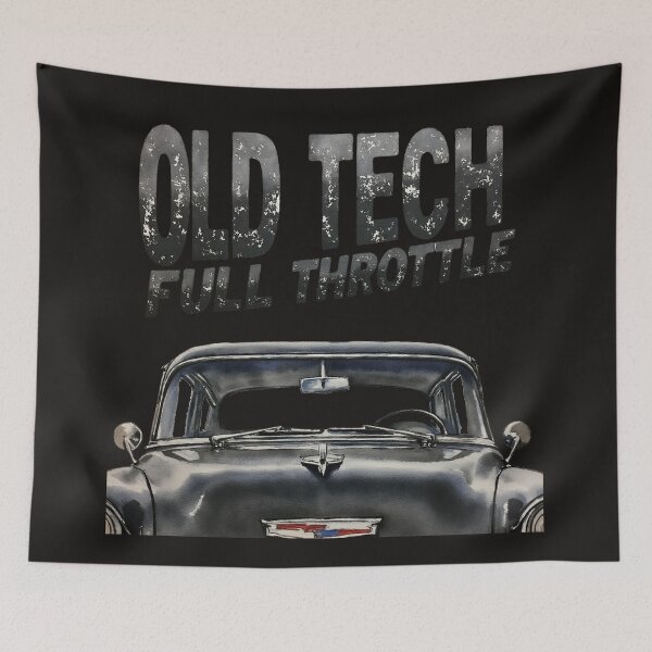 Item preview, Old Tech Full Throttle – Vintage #6 designed and sold by Wordsmith-Cafe.