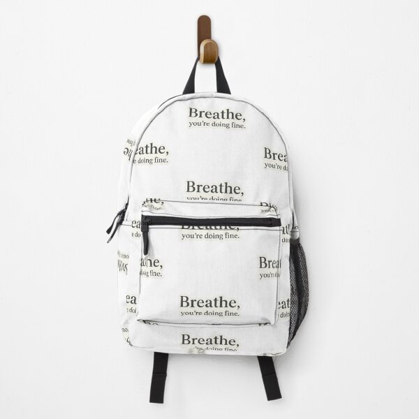 Item preview, “Breathe, you’re doing fine.” designed and sold by Natthiya Minimal.