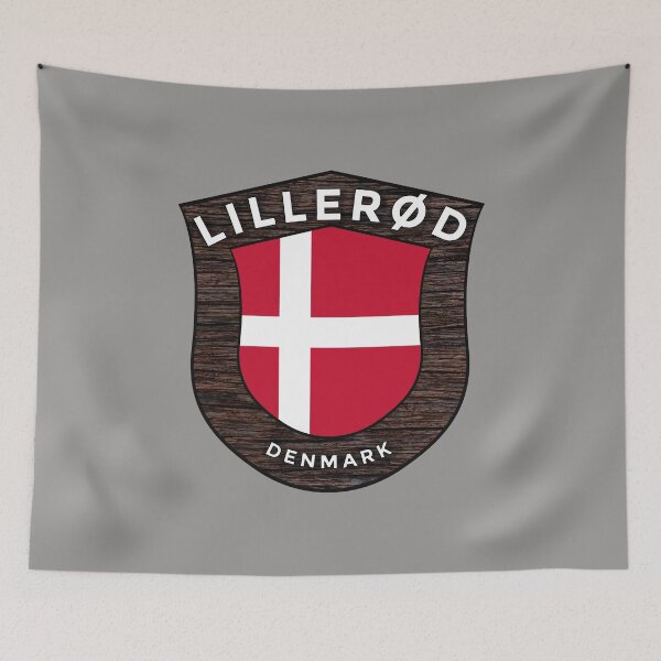 Item preview, Lillerød Denmark Emblem Flag designed and sold by World Designs.