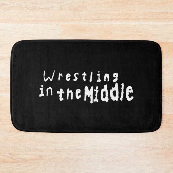 Item preview, Wrestling in the Middle (Malcolm style logo) designed and sold by WrestlingMiddle.