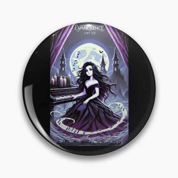 Item preview, Evanescence Amy Lee Anime Fan Art 8-Bit designed and sold by Trauma Nicole.
