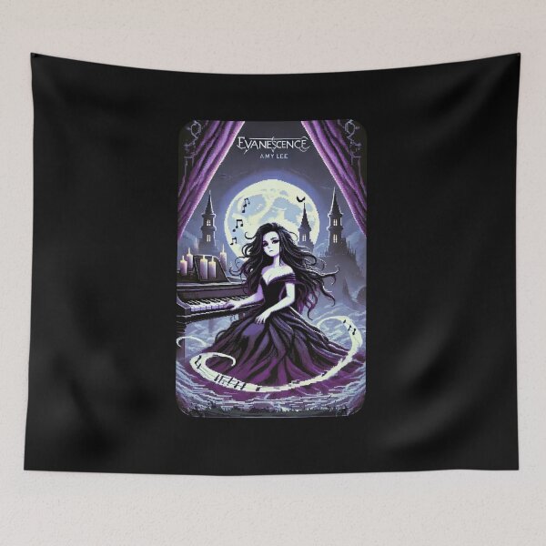Item preview, Evanescence Amy Lee Anime Fan Art 8-Bit designed and sold by Trauma Nicole.