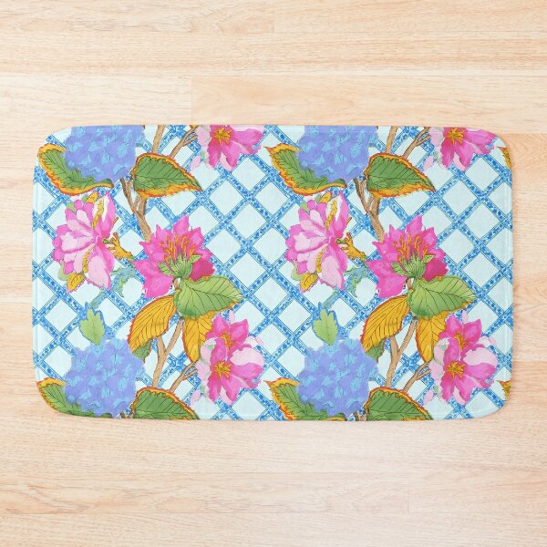 Item preview, Flores trepadoras chinoiserie en celosía designed and sold by SophieClimaArt.
