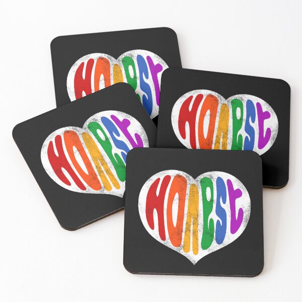 Item preview, Honest Rainbow Heart Pride Word Art designed and sold by Darderdoor.