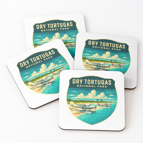 Item preview, Dry Tortugas National Park Retro Island Sticker designed and sold by Ismeal Von.