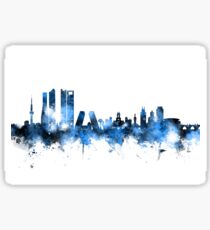 Madrid Spain Skyline Sticker