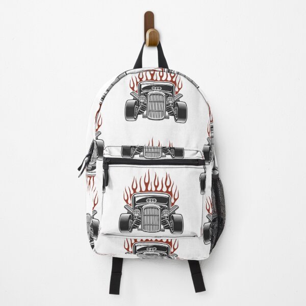 Item preview, Retro Hot Rod with Flames designed and sold by the-craft-shop.