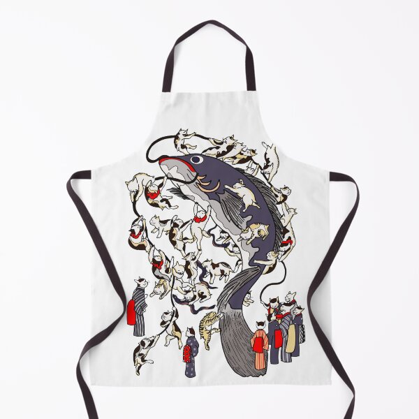 Item preview, Cat Chaos – Samurai Cats Squad vs. Giant Catfish -Japanese Art  designed and sold by tokomoroJP.