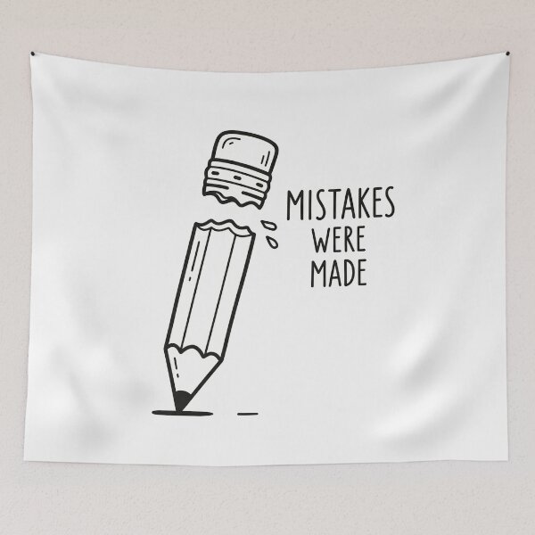 Item preview, Mistakes Were Made Broken Pencil designed and sold by Owcomm.