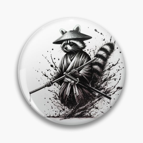 Item preview, Samurai Raccoon designed and sold by FurbieDesign.
