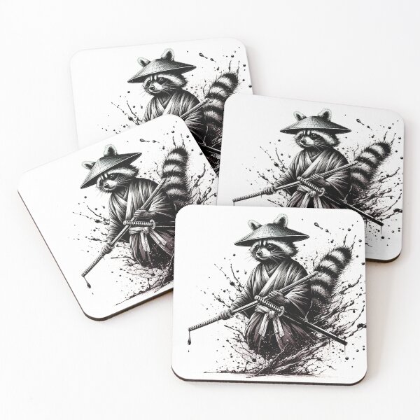 Item preview, Samurai Raccoon designed and sold by FurbieDesign.