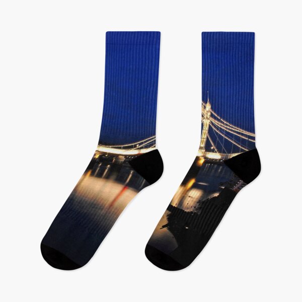 Item preview, Albert Bridge At Night West London designed and sold by AndyEvansPhotos.