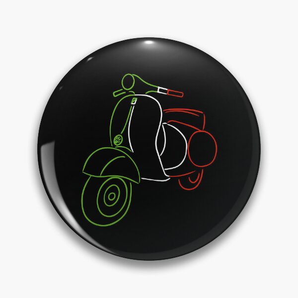 Item preview, Vintage Scooter Italy Flag designed and sold by Billianidesigns.