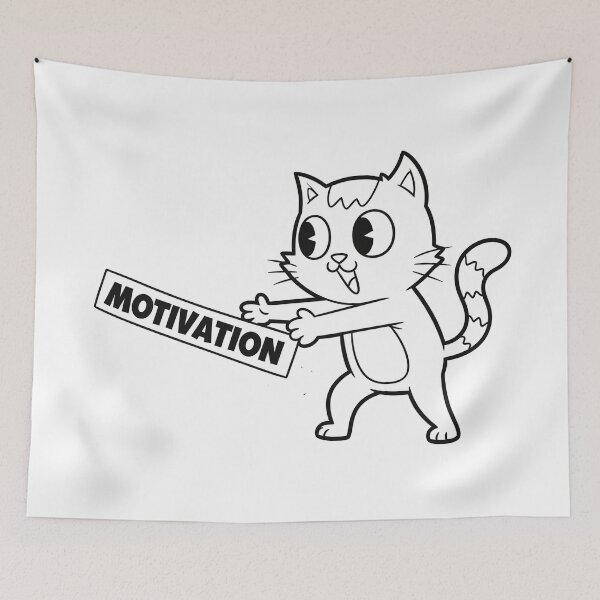 Item preview, Motivational Cat designed and sold by Owcomm.