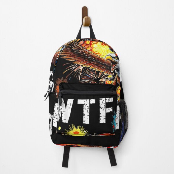 Item preview, WTF Is a Kilometer? Retro Bald Eagle Freedom Units Tee designed and sold by CrinoSwice.