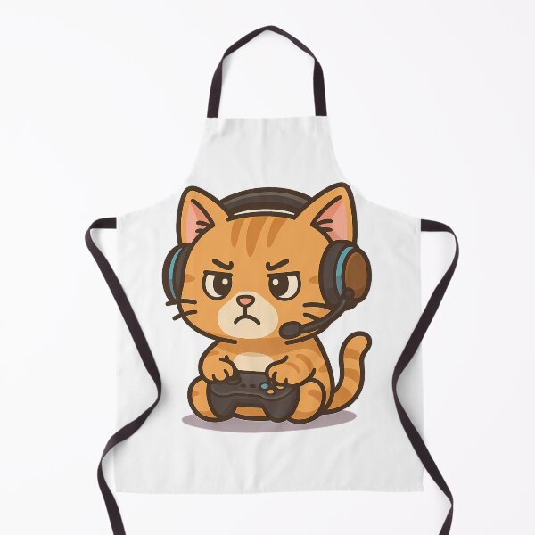 Item preview, Kawaii Gamer Cat – Serious Mode On designed and sold by OTSC.