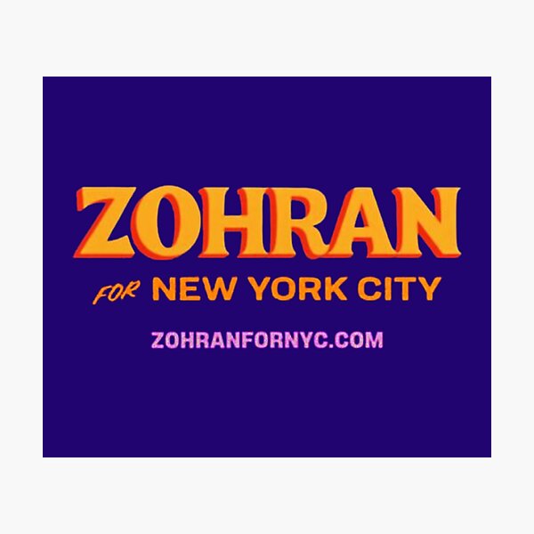 Item preview, Zohran pour New York designed and sold by DatStyl.