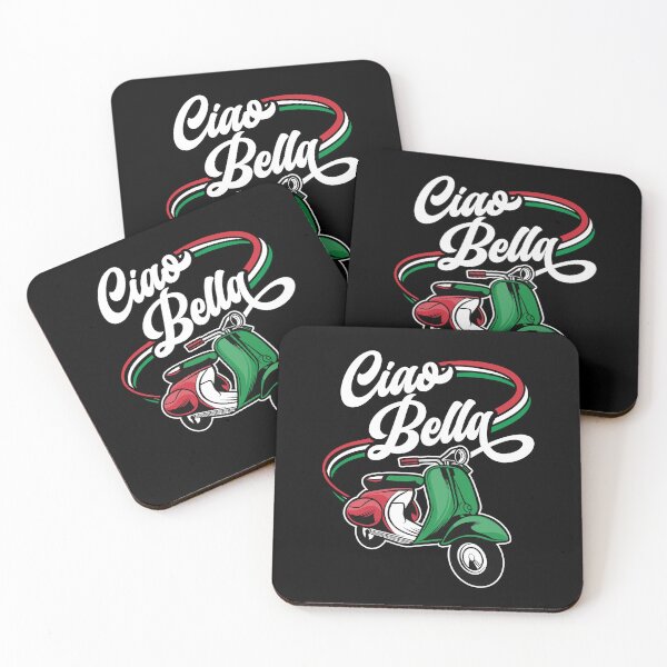 Item preview, Scooter Moped Ciao Bella Italy Flag designed and sold by Billianidesigns.