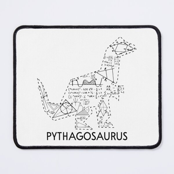 Item preview,  Pythagora's Formula Maths Teacher Nerd T-Rex Dinosaur designed and sold by Colorfulman.