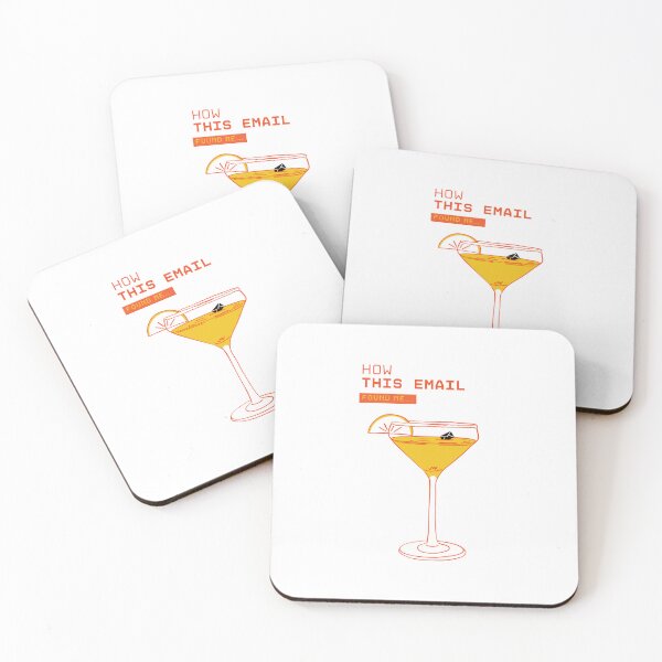 Item preview, "How This Email Found Me" Cocktail Meme designed and sold by MetaMuralStudio.