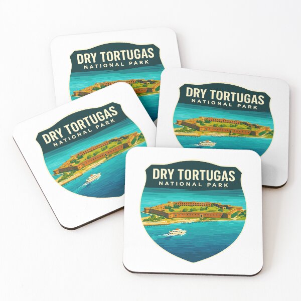 Item preview, Dry Tortugas National Park Retro Island Sticker designed and sold by Ismeal Von.