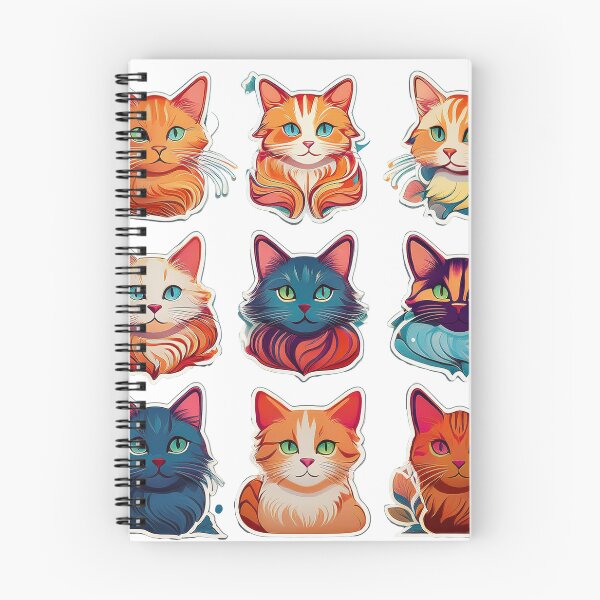 Item preview, Cat Mood Stickers designed and sold by SAPURV.
