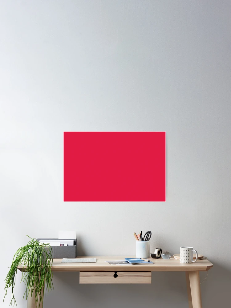 Thumbnail 2 of 3, Poster, Solid Rockets Red | Team Colors designed and sold by solidly.