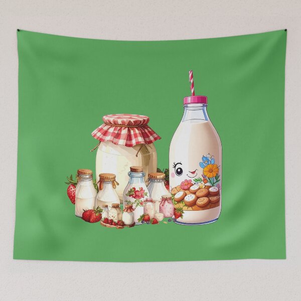 Item preview, Fresh milk and berries Delicious dairy products designed and sold by Nok-Thep.