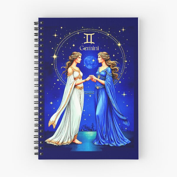 Item preview, Celestial Gemini Twins Beneath a Starry Sky designed and sold by Marymarice.