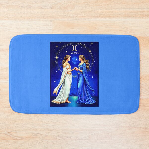 Item preview, Celestial Gemini Twins Beneath a Starry Sky designed and sold by Marymarice.