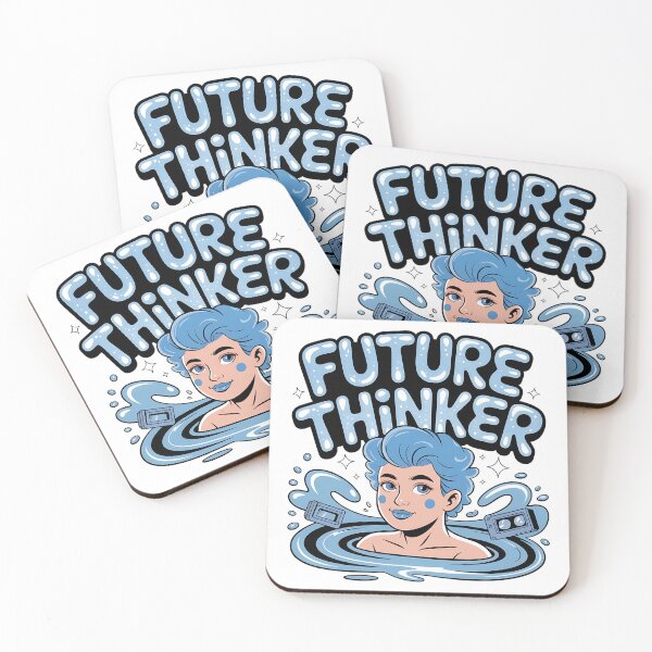 Item preview, Future Thinker – Aquarius Zodiac Futuristic Art | Modern Mojo designed and sold by Modern-Mojo.
