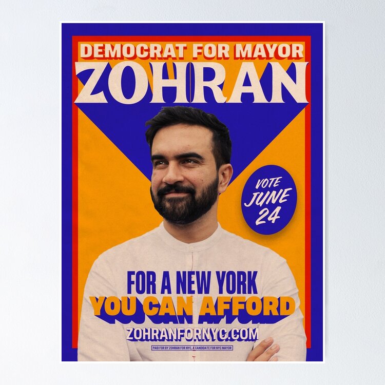 Zohran for New York City Sticker