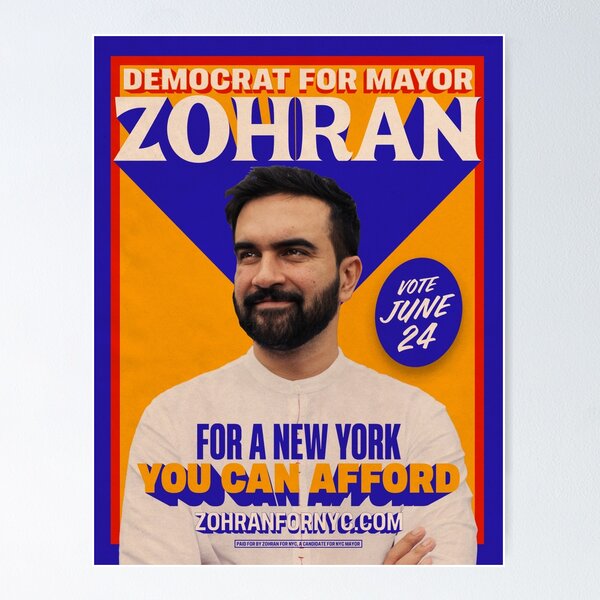 Item preview, Zohran for New York City designed and sold by Wick Designs.