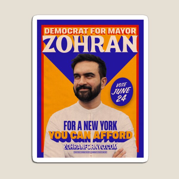 Item preview, Zohran for New York City designed and sold by Wick Designs.