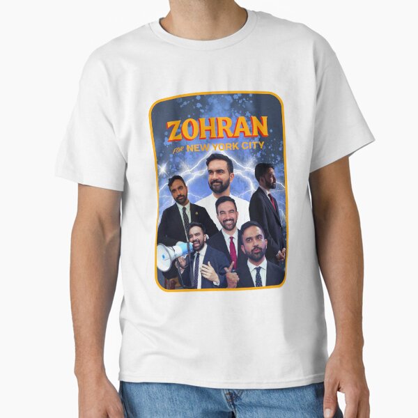 Item preview, Zohran for New York City - 1980s Bootleg Tee designed and sold by Wick Designs.