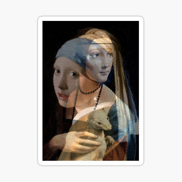Item preview, girl with a pear earring/lady with an ermine designed and sold by chambergambit.