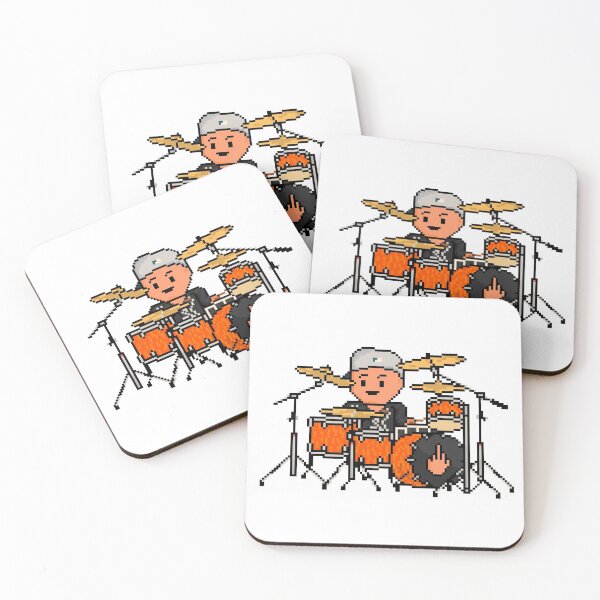 Item preview, Rock Battle Funk Pixel Drum Legend designed and sold by gkillerb.